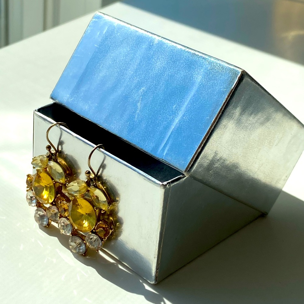 EUC JCrew Stone Earrings